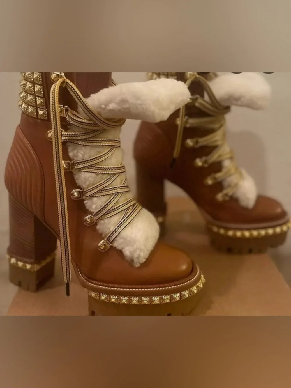 Christian Louboutin Yeti Boots - Picture 1 of 9
